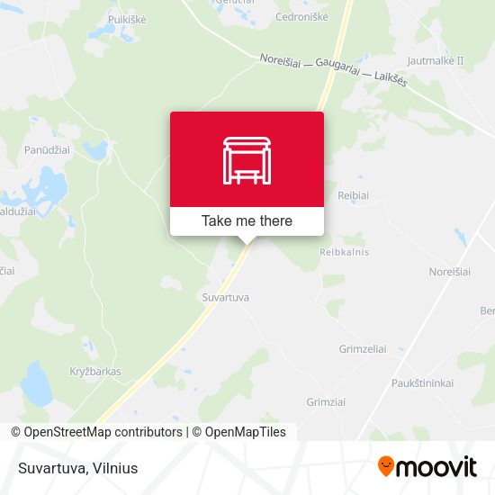 Карта Suvartuva