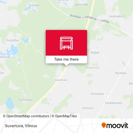 Карта Suvartuva