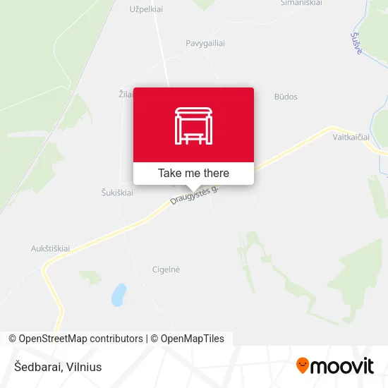 Карта Šedbarai