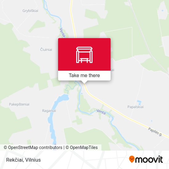 Карта Rekčiai