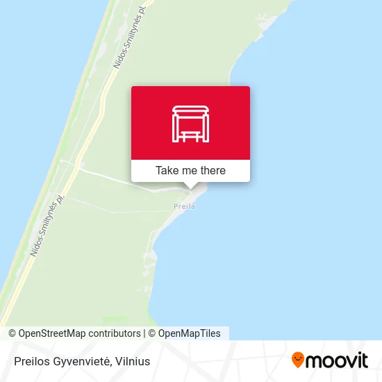 Карта Preilos Gyvenvietė