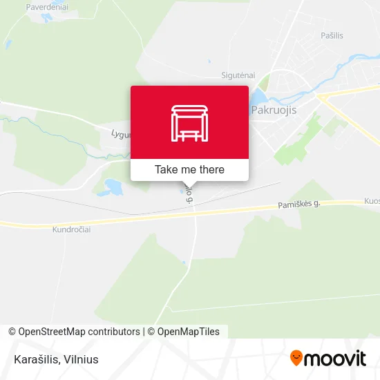 Карта Karašilis