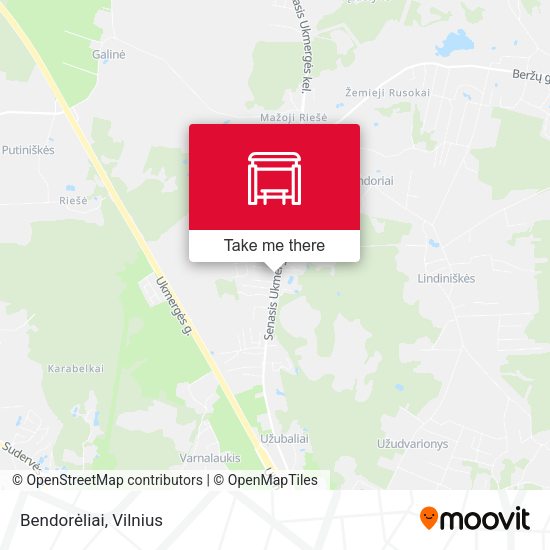 Карта Bendorėliai