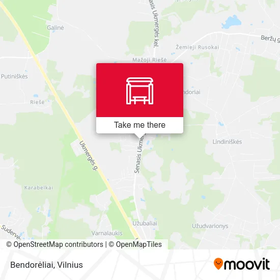 Карта Bendorėliai