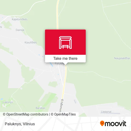 Карта Paluknys