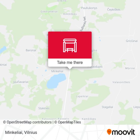 Карта Minkeliai