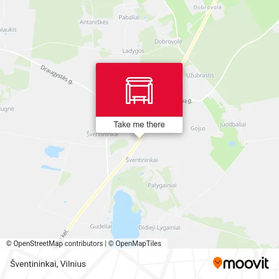 Карта Šventininkai