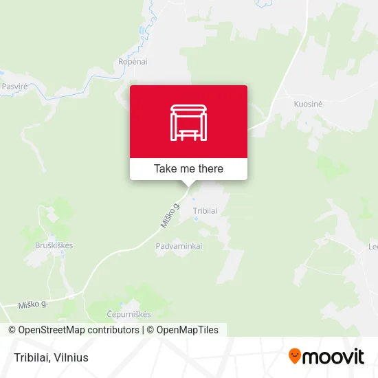 Карта Tribilai