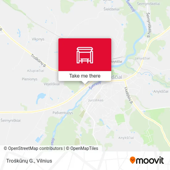 Troškūnų G. map
