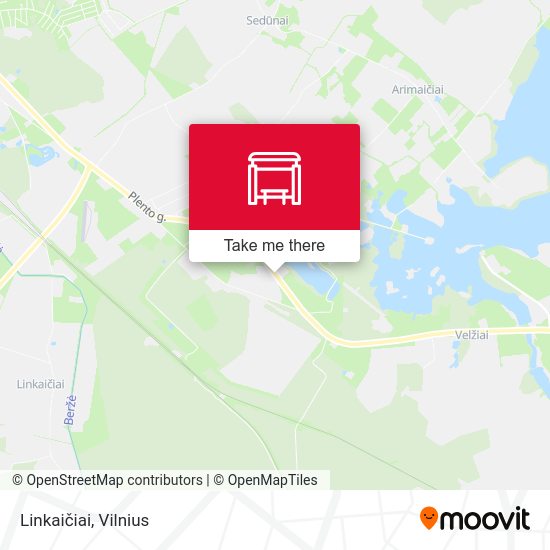 Карта Linkaičiai