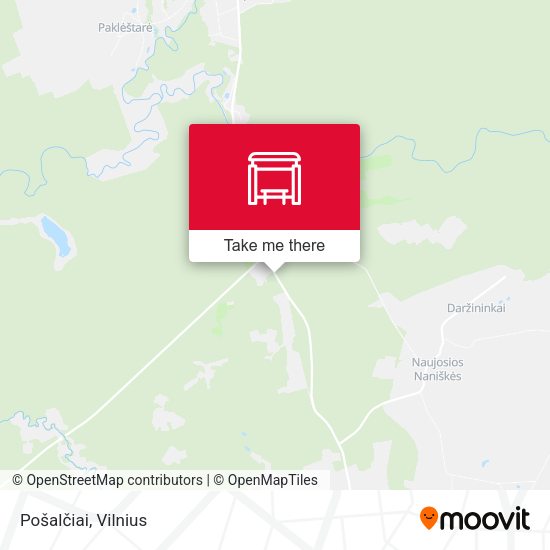 Карта Pošalčiai