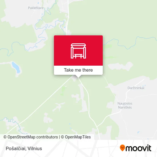 Карта Pošalčiai