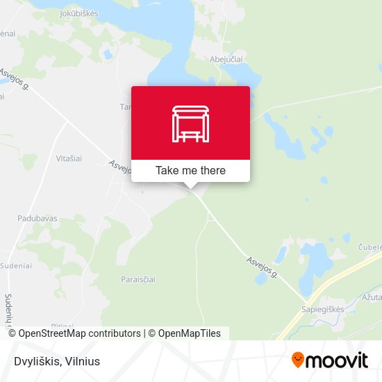Карта Dvyliškis