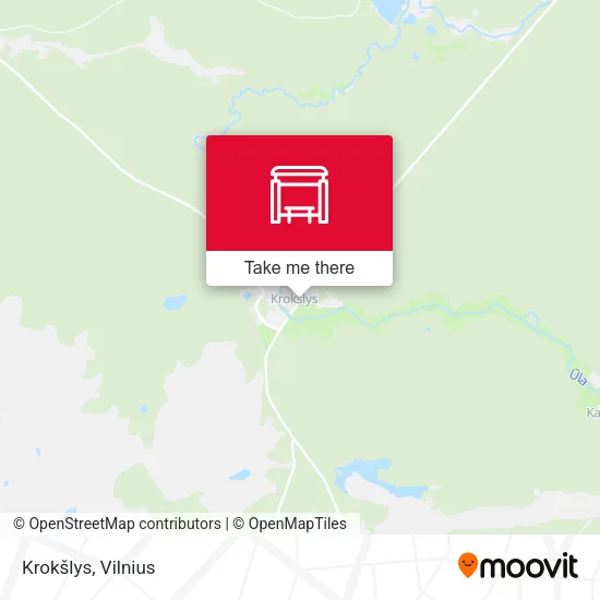 Карта Krokšlys