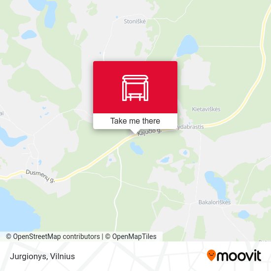 Карта Jurgionys