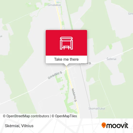 Карта Skėmiai