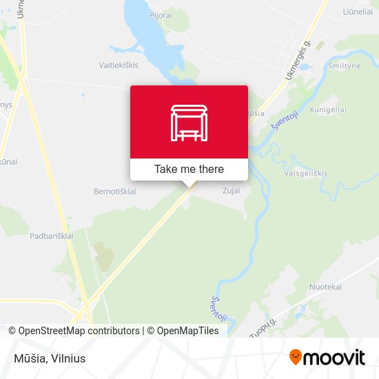 Карта Mūšia