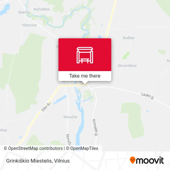 Карта Grinkiškio Miestelis