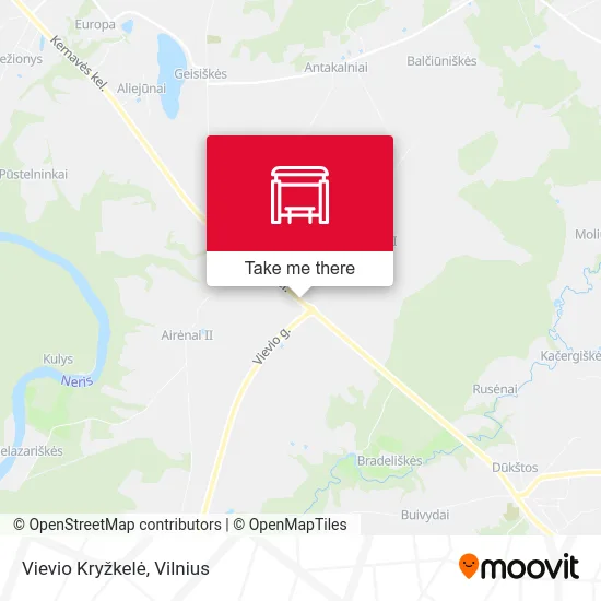 Vievio Kryžkelė map