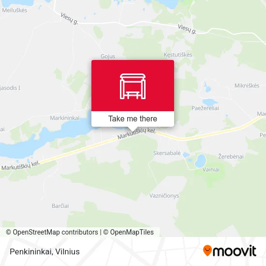 Карта Penkininkai