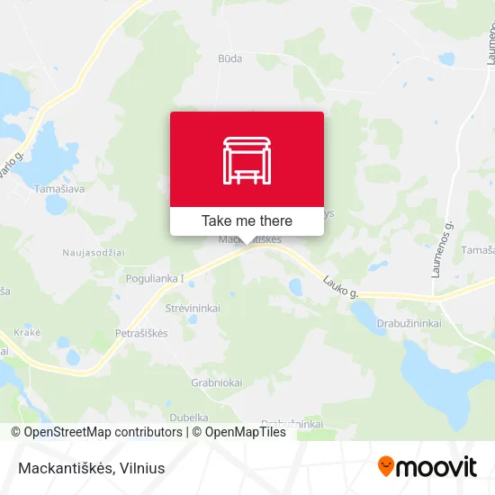 Карта Mackantiškės