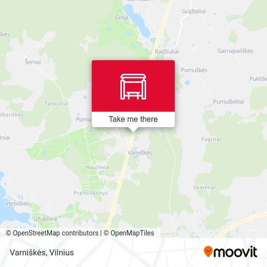 Карта Varniškės