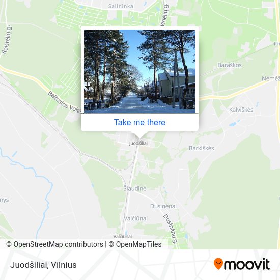 Карта Juodšiliai