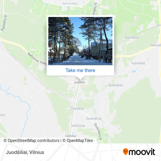 Карта Juodšiliai