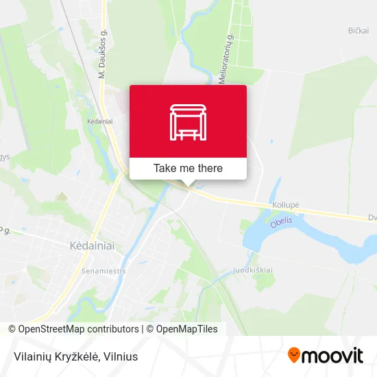 Vilainių Kryžkėlė map