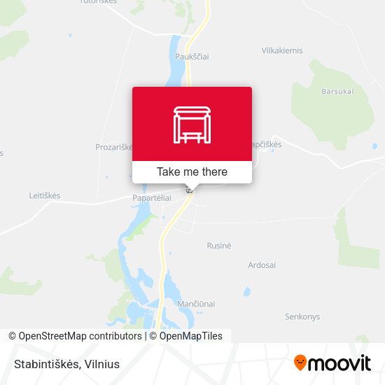 Карта Stabintiškės