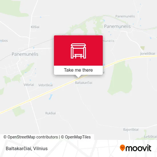 Карта Baltakarčiai
