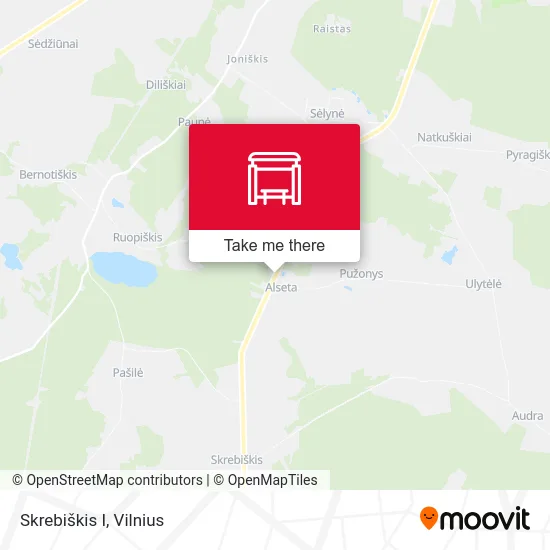 Карта Skrebiškis I