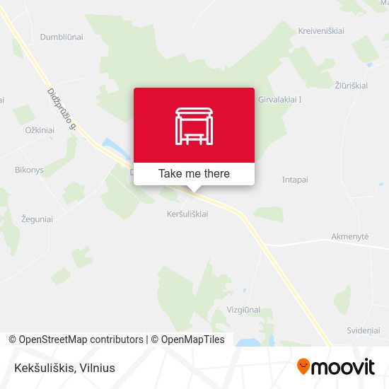 Карта Kekšuliškis