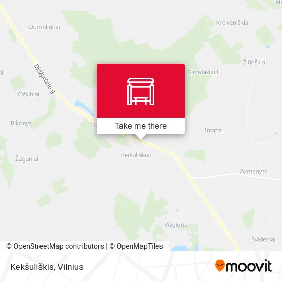 Карта Kekšuliškis