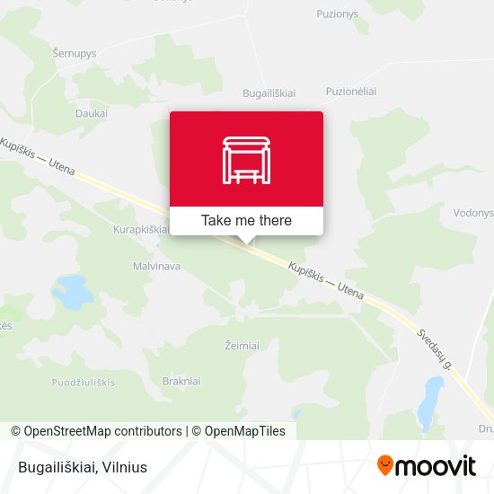 Карта Bugailiškiai