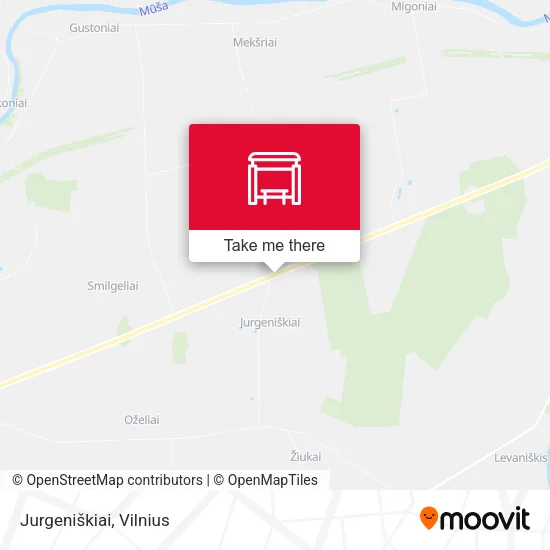 Карта Jurgeniškiai