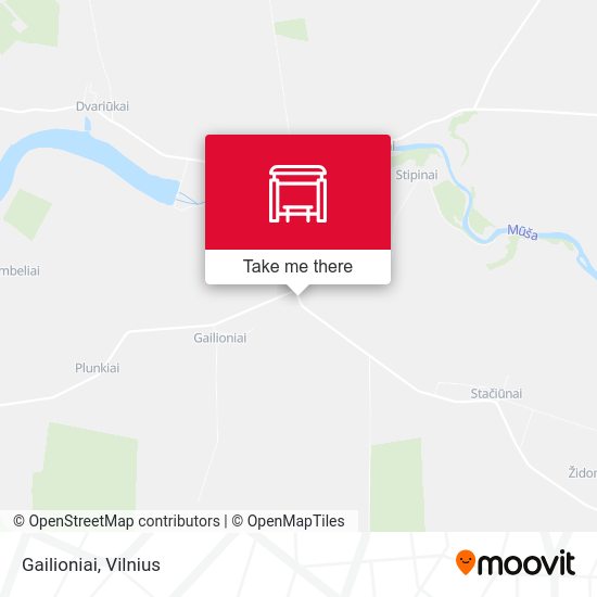 Карта Gailioniai