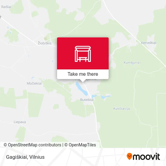 Карта Gagiškiai