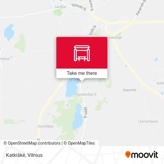 Карта Katkiškė