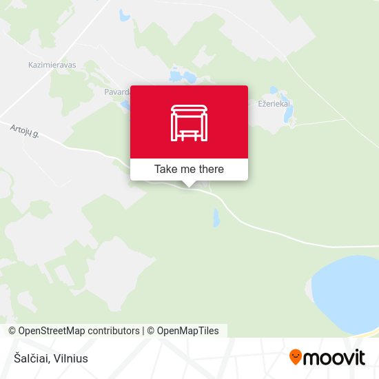 Карта Šalčiai