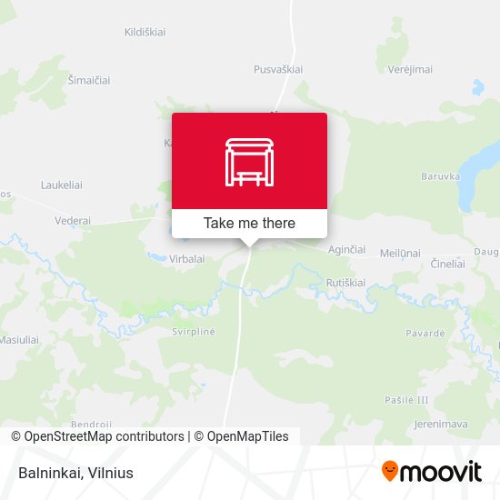 Карта Balninkai