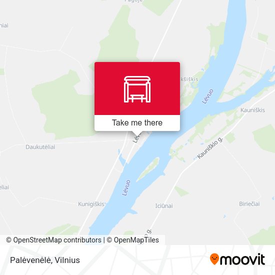 Карта Palėvenėlė