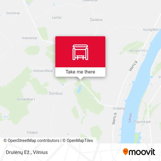 Карта Drulėnų Ež.