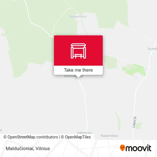 Карта Maldučioniai