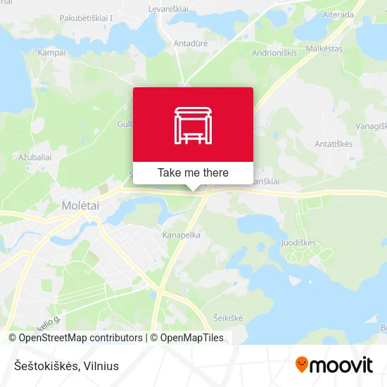 Карта Šeštokiškės