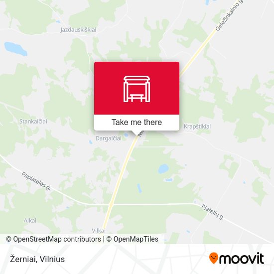 Карта Žerniai