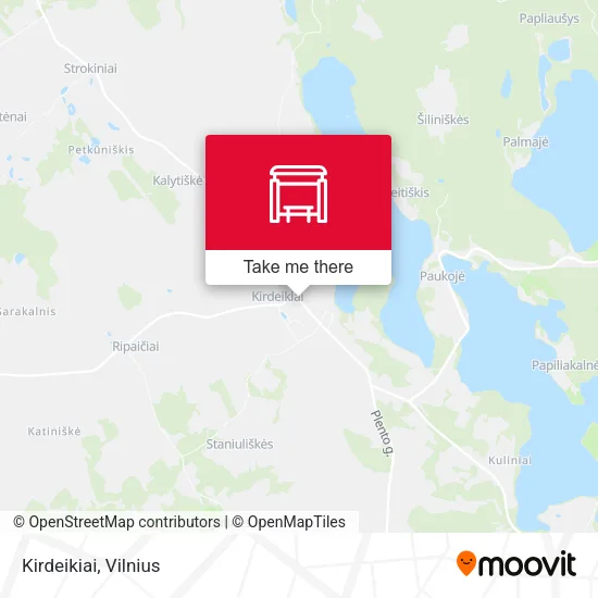 Карта Kirdeikiai