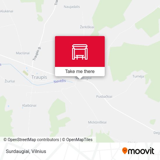 Карта Surdaugiai