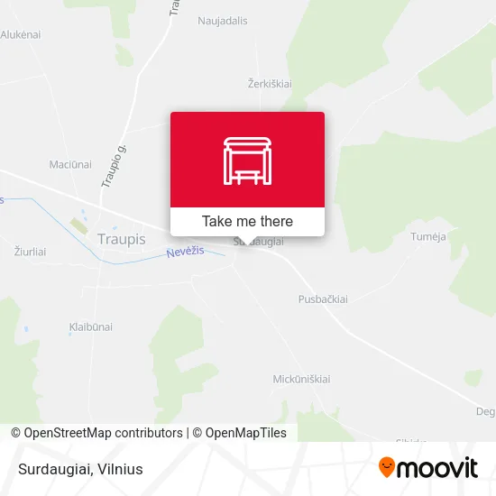 Карта Surdaugiai