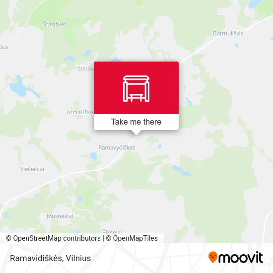 Карта Ramavidiškės
